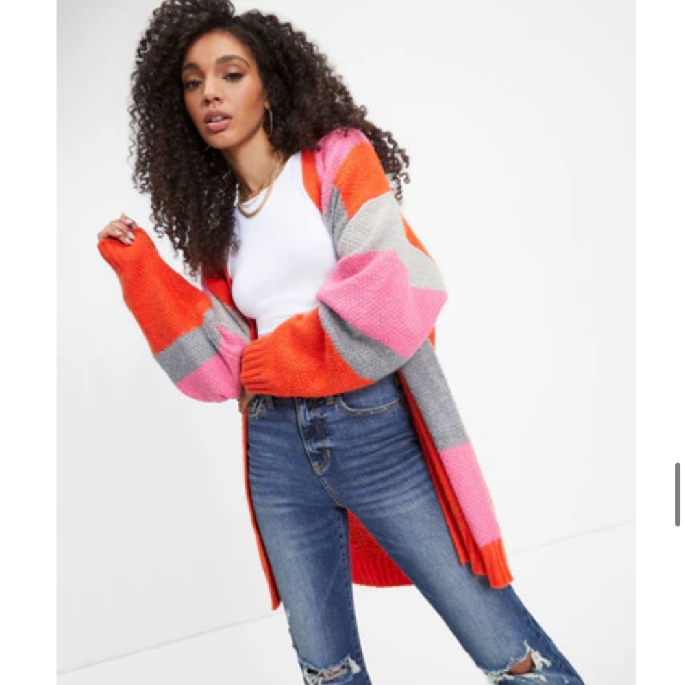 Colorful cardigan